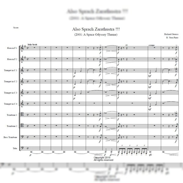 Also Sprach Zarathustra (Brass Ensemble)