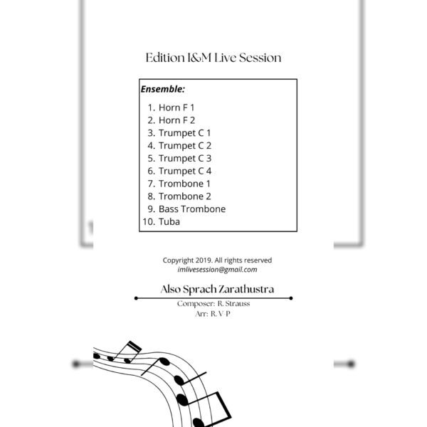 Also Sprach Zarathustra (Brass Ensemble)