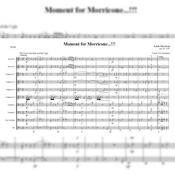 MORRICONE SCORE Moment for Morricone (Brass Ensemble)