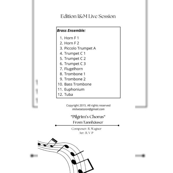 WAGNER TT Pilgrim's Chorus (Brass Ensemble)