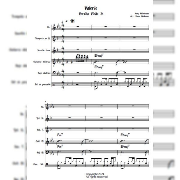 VAL SCORE Valerie (Cover Amy Winehouse)