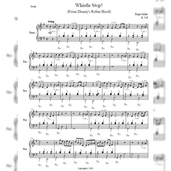 Whistle Stop (Disney's Robin Hood)