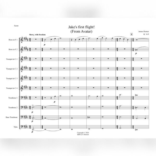 Jake's First Flight - Avatar (Brass Ensemble)