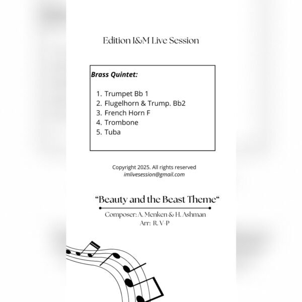Beauty And The Beast (Brass Quintet)