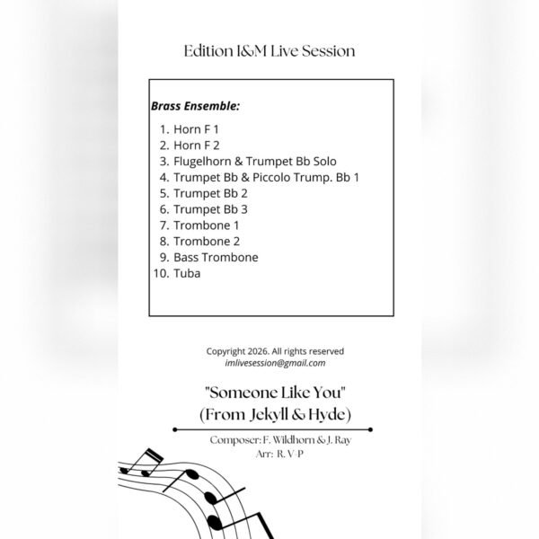 Someone Like You (Brass Ensemble)